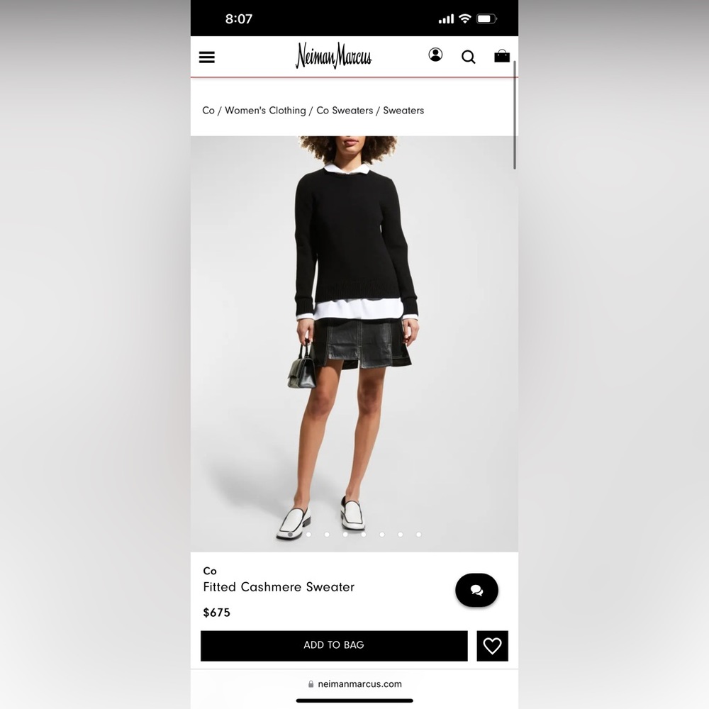 CO essentials fitted cashmere sweater